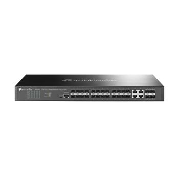 Switch TP-Link T3700G-28TQ 20xFibre Channel 4xSFP+ 4xCombo SFP L2+ 128Gbps Rack 1U