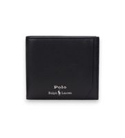 polo ralph lauren para hombre 405963228001 cartera billetera de piel suave negro osfa casual clasico