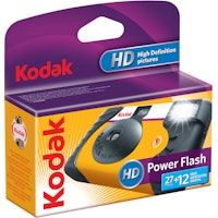 kodak power flash 2712 camara analogica compacta negro amarillo
