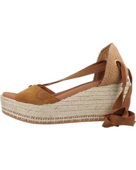 de POPA ALPARGATAS MUJER MODELO VALDES COLOR MARRON CUERO