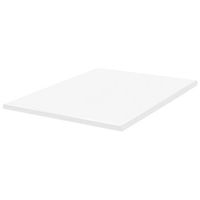 cubrecolchon de espuma 180 x 200 cm blanco calm