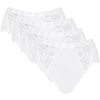 sloggi culote y bragas pack x4 bragas chic midi para mujer