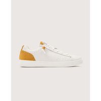 koala bay zapatillas baskets blanches et moutarde - shokuyoku para mujer