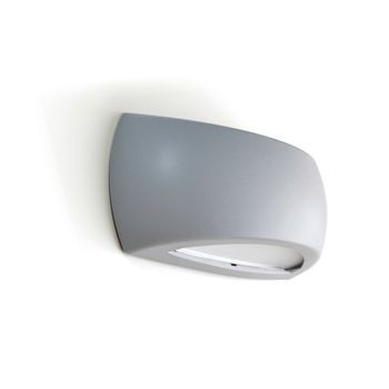 Dopo Lighting - Aplique De Pared Sensor D/i Calm Ip66 E27 Led 6w 800lm 2700k Gris