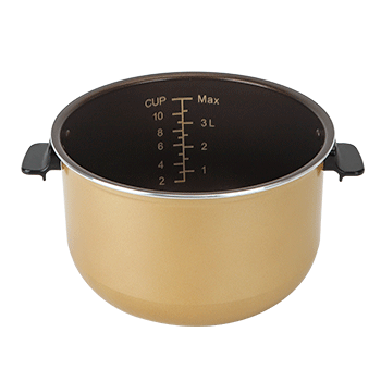 Aigostar 30IBA - Cubeta de olla, accesorio para la olla a presión Aigostar Happy Chef, fabricada en aluminio con interior de recubrimiento anti-adherente, capacidad 5 litros.