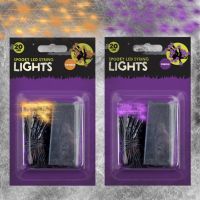 spooky 20 led battery operated string lights - orangepurple