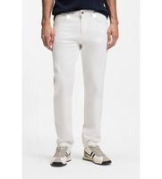 boss para hombre 50561606 jeans maine regular fit blanco 3632 casual algodon