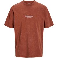 jack  jones camiseta 12275945 jorvesterbro wash tee ss crew neck mni brandy brown para nino