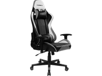 silla gaming - drift dr175 2d regulable en altura y anchura poliuretano 150kg giratorio negro gris