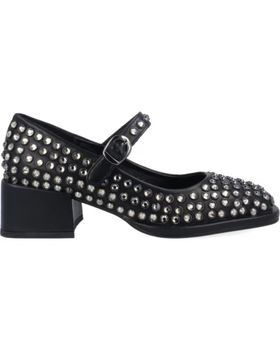 de NOA HARMON MUJER MOCASINES BAILARINAS CON TACON CHERIE 9843-0006 NEGRO