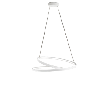 Lámpara Colgante Led Blanca Ritmo 6618 B Lc Perenz