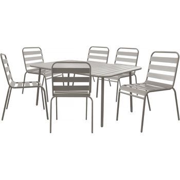 Conjunto De Muebles De Jardín Metálicos 