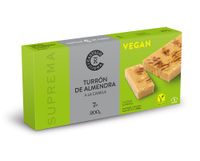 turron blando de almendra a la canela vegano 200g - castillo de