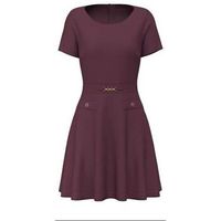 guess vestido w6bk38 k6210-rgp para mujer