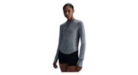 maillot de manga larga nike swift gris  mujer