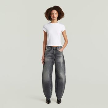 G-Star Raw Jeans D30623-B754 BARREL 3D LOOSE-H147 FADED SCORIA GREY para mujer