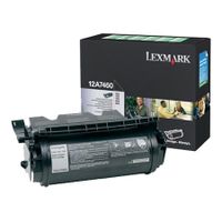 lexmark 12a7460 original black standard capacity toner cartridge
