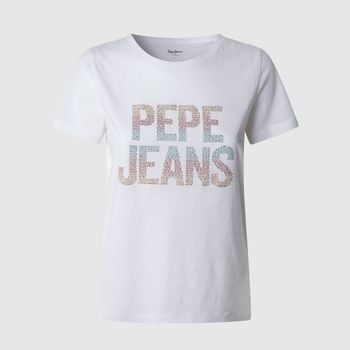 Pepe Jeans Camiseta Victoria Blanca PL506059-800