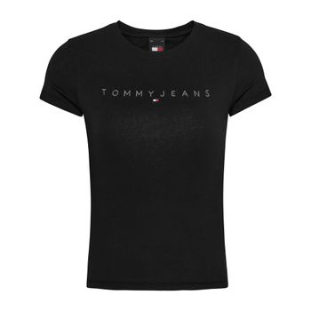 Tommy Jeans Camiseta Negra DW0DW17827-BDS
