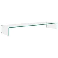 soporte para tv  mueble de salon  armario tvelevador monitor cristal claro 110x30x13 cm