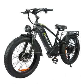 [DIRECTA DE LA UE] BAOLUJIE DP2401 Bicicleta eléctrica 48V 20Ah batería 1000W×2 motores duales Velocidad máxima recomend