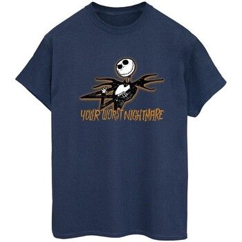 Nightmare Before Christmas Camiseta Your Worst Nightmare para mujer
