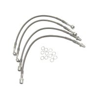 kit latiguillos de freno metalicos moto guzzi 1000 sp ii completo gris