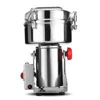 molinillo de maquina de polvo de 110v220v 2500g para el hogar comercial hierbas medicinales cereales especias granos varios molinillo de harina 4500w