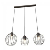 lampara de techo fersan negro 3 luces