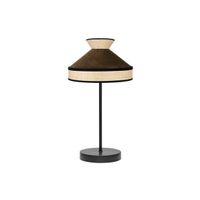 fabrilamp sobremesa con acabado en marron modelo fabrizio
