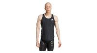 camiseta de tirantes adidas adizero negra hombre