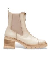 hispanitas para mujer hi243636 botines chelsea de piel beige 41 5 a 8cm cremallera casual