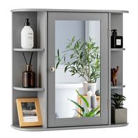 mueble de bano con espejo mueble de pared de madera para bano