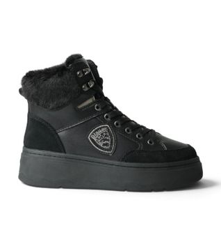 Blauer para mujer. F6MARIBEL02 Botines Maribel negro (37), Piel, Plano, Cordones, Casual