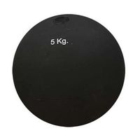peso lanzamiento de caucho softee - 5kg - color negro