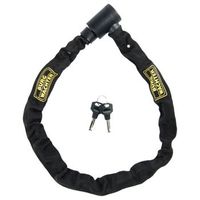 cadena de seguridad bloqueo de cilindro 580 90 negro burg-wachter