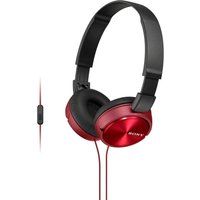 sony mdr-zx310apr headphones - red red
