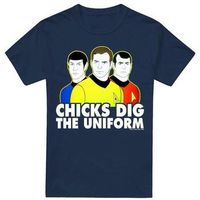 star trek camiseta dig it para hombre