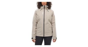 Chaqueta millet seneca gore tex 2l beige de mujer