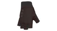 guantes cortos fox ranger gel mujer negro