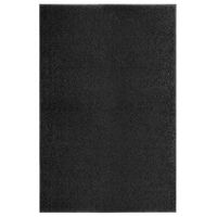 felpudo lavable negro 120x180 cm vidaxl