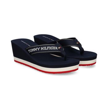 Tommy Hilfiger Chanclas Mujer - Azul Marino Talla 41