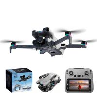 xkj k900 max wifi fpv con pantalla lcd de 45 pulgadas controlador camara dual hd gimbal de servomotor evitacion de