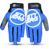 stay strong staple 3 youth gloves - blue youth small