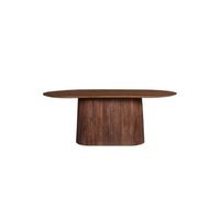 coleccion de mesas rimbaud efecto madera marron claro longitud 200 cm