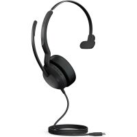 jabra evolve 2 50 auriculares diadema usb-c para oficinacentro de llamadas negros