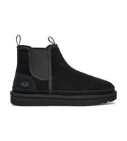 ugg para hombre 1121644 botines de piel neumel chelsea negro 40 plano ninguno casual