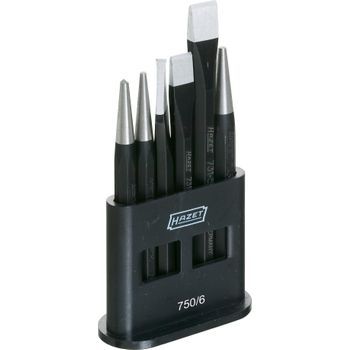 Hazet 750/6 Juego De Cinceles ∙ De Botadores ∙ De Granetes ∙ Número De Herramientas: 6
