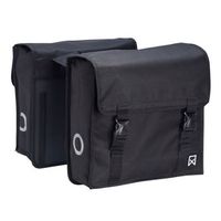bolsa doble para bicicleta 34 l negro willex
