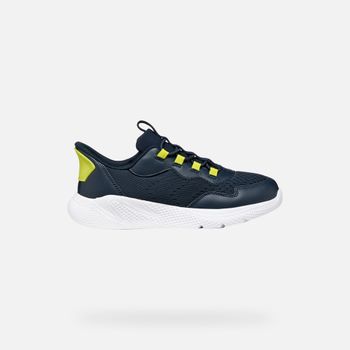 GEOX Sprintye Fast In Junior Azul Marino/verde Lima